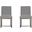 Modern Cooper Gray Side Chair Set of 2