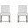 Modern Carter Flint Side Chair Set of 2