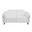65 Inch Italian Leather Power Reclining Loveseat In White and Silver
