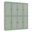 65 Inch Pantry Cabinet with Raised Panel Doors and 2-Drawers In Sage