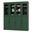 65 Inch Pantry China Cabinet with Raised Panel and 2-Drawers In Green