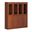 65 Inch Pantry China Cabinet with Shaker Doors and 2-Drawers In Mocha