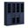 65 Inch Pantry China Cabinet with Shaker Doors and 2-Drawers In Navy Blue