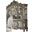 Versailles Antique Platinum Buffet with Hutch