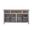 67 Inch Solid and Manufactured Wood Distressed Credenza In Brown