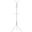 68 Inch Coat Rack In White Metal