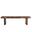 68 Inch Solid Wood Dining Bench In Dark Brown
