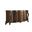 69 Inch Solid and Manufactured Wood Five Drawer Triple Dresser In Brown