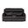 70 Inch Microfiber Manual Reclining Loveseat with Storage In Dark Gray