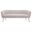 70 Inch Velvet Sofa with Gold Legs In Beige