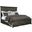 Plank Road Charcoal Jessup King Panel Bed