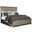 Plank Road Stone Jessup Cal. King Panel Bed