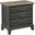 Plank Road Charcoal Blair Nightstand