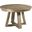 Plank Road Stone Button Extendable Round Dining Table