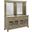 Plank Road Stone Rockland Buffet with Hutch