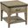 Plank Road Stone Artisans Rectangular Drawer End Table