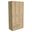71 Inch Manufactured Wood Two Drawer Combo Dresser In Light Oak