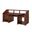71 Inch Music Desk In Brown