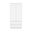 71 Inch Wood Two Door Two Drawer Combo Dresser In White