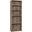 72 Inch Bookcase In Dark Taupe With 5 Shelves