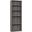 72 Inch Bookcase In Grey With 5 Shelves