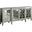 72 Inch Mirrored Wood Distressed Solid Console Table In Grey and Silver