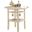 Tartys Cream Round Counter Height Dining Table
