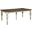 Weatherford Cornsilk Canterbury Extendable Rectangular Dining Table