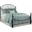 Weatherford Cornsilk Catlins King Metal Bed