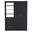 79 Inch Wood Two Door Three Drawer Combo Dresser In Black