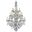 7925g43gRc Verona 43" Gold 25 Light Chandelier With Clear Royal Cut Crystal Trim
