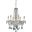 7956d24gRc Verona 24" Gold 6 Light Chandelier With Clear Royal Cut Crystal Trim