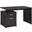 Irving 2-drawer Office Desk with Cabinet Cappuccino