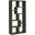 Theo 10-shelf Bookcase Weathered Grey