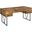 Analiese 4-drawer Writing Desk Antique Nutmeg