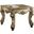 Vendome Ii Gold Patina and Bone End Table