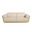 89 Inch Leather Sofa In Gold and Beige