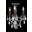 Rosalia 13" Dark Bronze 3 Light Flush Mount With Clear Royal Cut Crystal Trim