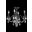 Rosalia 17" Dark Bronze 4 Light Flush Mount With Golden Teak Royal Cut Crystal Trim