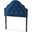 Baxton Studio Cora Modern And Contemporary Royal Blue Velvet Fabric Upholstered Twin Size Headboard