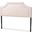 Baxton Studio Avignon Modern and Contemporary Light Pink Velvet Fabric Upholstered Queen Size Headboard