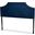 Baxton Studio Avignon Modern and Contemporary Navy Blue Velvet Fabric Upholstered King Size Headboard