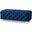 Baxton Studio Avara Glam And Luxe Royal Blue Velvet Fabric Upholstered Gold Finished Button Tufted Bench Ottoman