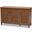 Coolidge Modern and Contemporary Walnut Finished 8-Shelf Wood Shoe Storage Cabinet
