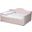Baxton Studio Perry Modern and Contemporary Light Pink Velvet Fabric Upholstered and Button Tufted Queen Size Daybed