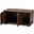 Baxton Studio Jasper Modern and Contemporary Walnut Brown Finished 2-Door Wood Cat Litter Box Cover House