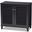 Baxton Studio Coolidge Modern and Contemporary Dark Grey Finished 4-Shelf Wood Shoe Storage Cabinet