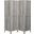 Deepika 4-panel Folding Screen Grey Driftwood