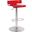 Rania Red Swivel Adjustable Stool