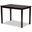 Baxton Studio Cherese Modern and Contemporary Sand Fabric Upholstered Espresso Brown Finished 5-Piece Wood Dining Set